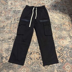 Navy blue cargos from Shein, size small